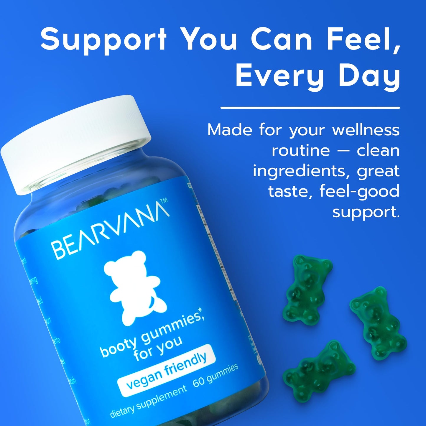 BEARVANA Peach Support Women’s Multivitamin Gummies | Herbal & Vitamin Gummy Supplement for Daily Wellness - PrimeBioHealth - canada supplements
