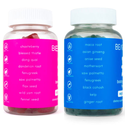 BEARVANA Top & Peach Support Combo Pack Multivitamin Gummies for Women | Includes Herbal Extracts & Essential Vitamins - PrimeBioHealth - canada supplements