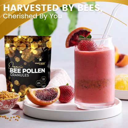 Bee Pollen Granules Third-Party Tested, 1 Lbs. - Bee Pollen for Women, Keto-Friendly Super Food Supplement Packed with Proteins, Vitamins & Minerals - Immune Support, Energy Boost, Digestive Wellness - PrimeBioHealth - canada supplements