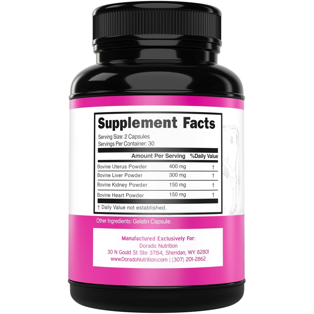 Beef Organ Supplement for Women - Grass Fed Beef Liver, Heart, Kidney & Uterus 1000mg - PrimeBioHealth - canada supplements