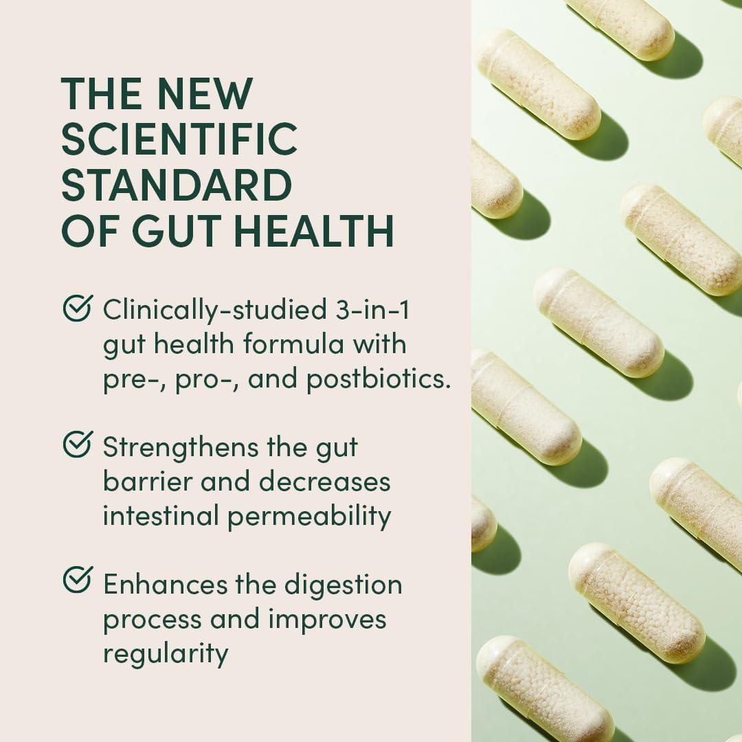 Beekeeper's Naturals Complete Gut Health, 3-in-1 Prebiotic, Postbiotic, Probiotics for Digestive Health & Bloating Relief for Women & Men - PrimeBioHealth - canada supplements