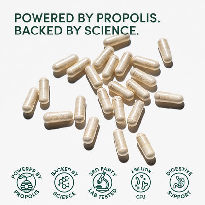Beekeeper's Naturals Complete Gut Health, 3-in-1 Prebiotic, Postbiotic, Probiotics for Digestive Health & Bloating Relief for Women & Men - PrimeBioHealth - canada supplements