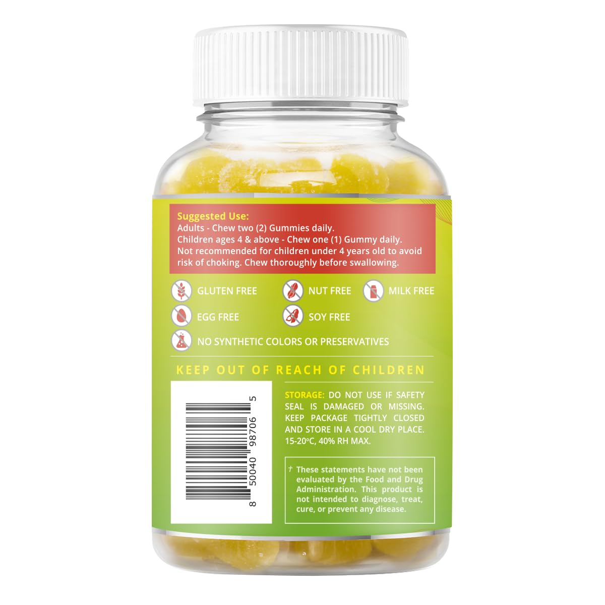 BeLive Magnesium Glycinate Gummies 200 mg - Sugar Free Supplement for Muscle Relaxation, Sleep Support, & Heart Health for Adults & Kids - PrimeBioHealth - canada supplements