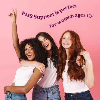 BeLive PMS Support Gummies Supplement – Helps Relieve PMS Symptoms – Hormonal Balance Mood Swings & Cramps Relief, Bloating Support – with Chaste Tree Extract - Strawberry Lemonade Flavor – 60 Count - PrimeBioHealth - canada supplements