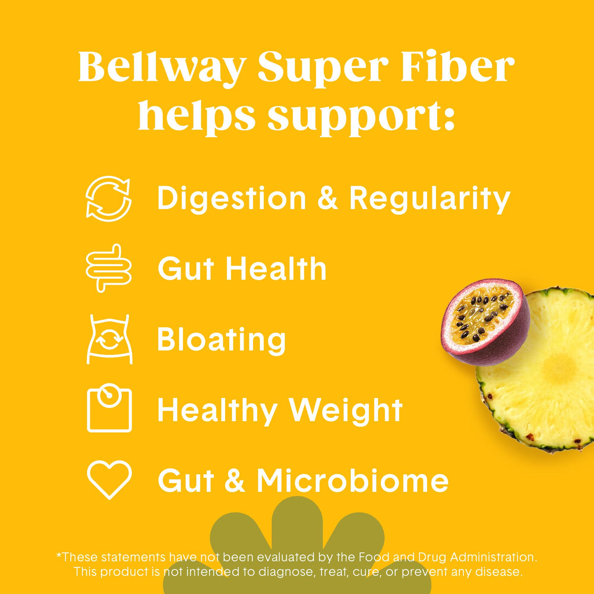 Bellway Super Fiber Powder + Fruit, Sugar Free Organic Psyllium Husk Powder Fiber Supplement for Regularity, Bloating Relief & Digestive Health, Plant-Based, - PrimeBioHealth - canada supplements