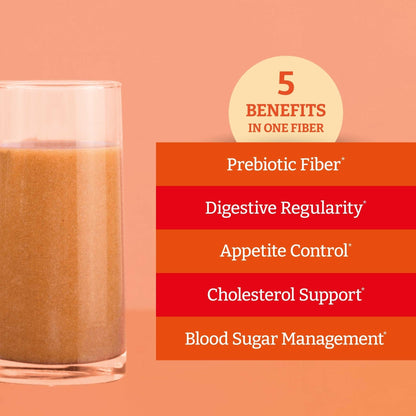 BENEXIA Chiamucil Prebiotic Fiber Supplement Powder – Chia Fiber & Chicory Root (Inulin) for Digestive Health & Appetite Control – Gluten & Sugar Free - PrimeBioHealth - canada supplements