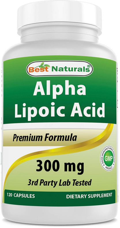 Best Naturals Alpha Lipoic Acid 300 mg 120 Capsules - PrimeBioHealth - canada supplements