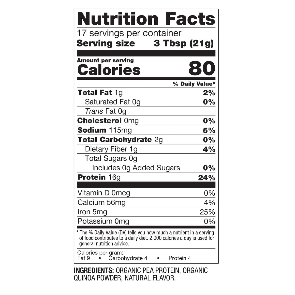 BetterBody Foods Organic Plant Based Protein Powder, 16g of Protein 24% DV, Vegan, Low Net Carbs, Gluten Free, Dairy Free, No Sugar Added, Soy Free, Non-GMO, 12.7 Ounces - PrimeBioHealth - canada supplements