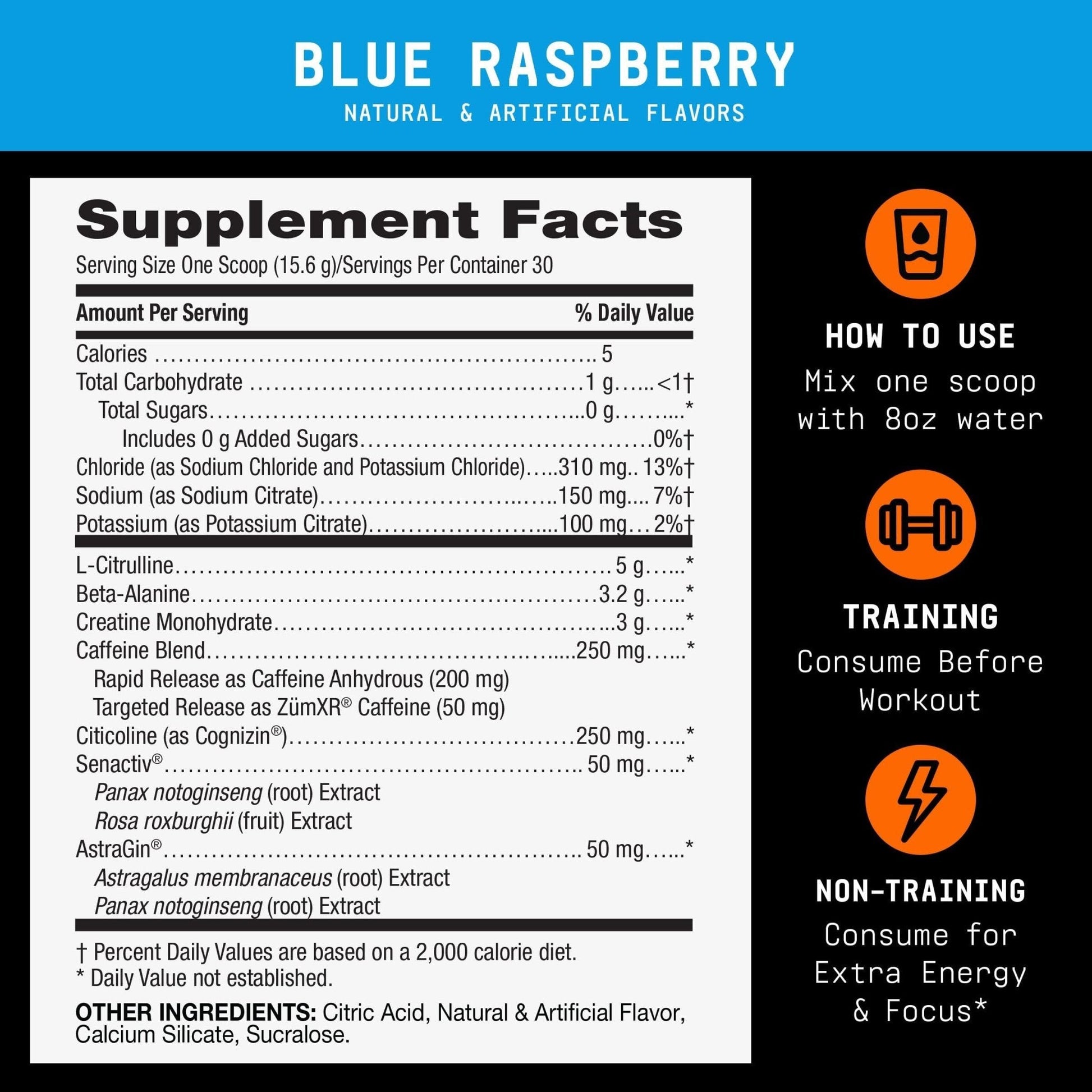 BEYOND RAW LIT V2 Clinical Strength Pre Workout Powder, Hits Harder, Bigger Pumps, Caffeine, L-Citrulline, Creatine, Blue Raspberry, 30 Servings - PrimeBioHealth - canada supplements