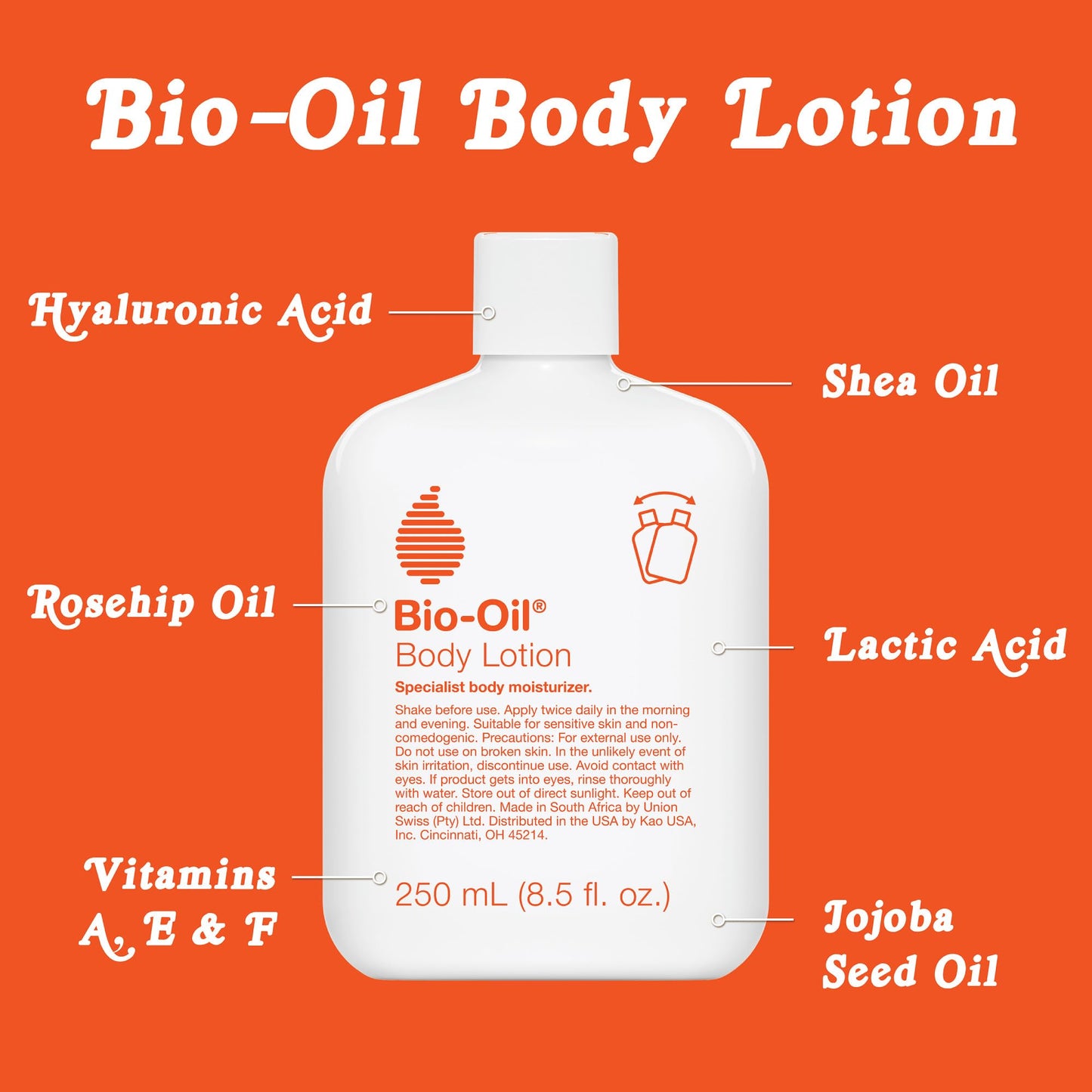 Bio-Oil Moisturizing Body Lotion for Dry Skin, Ultra-Lightweight High-Oil Hydration, with Jojoba Oil, Rosehip Oil - PrimeBioHealth - canada supplements