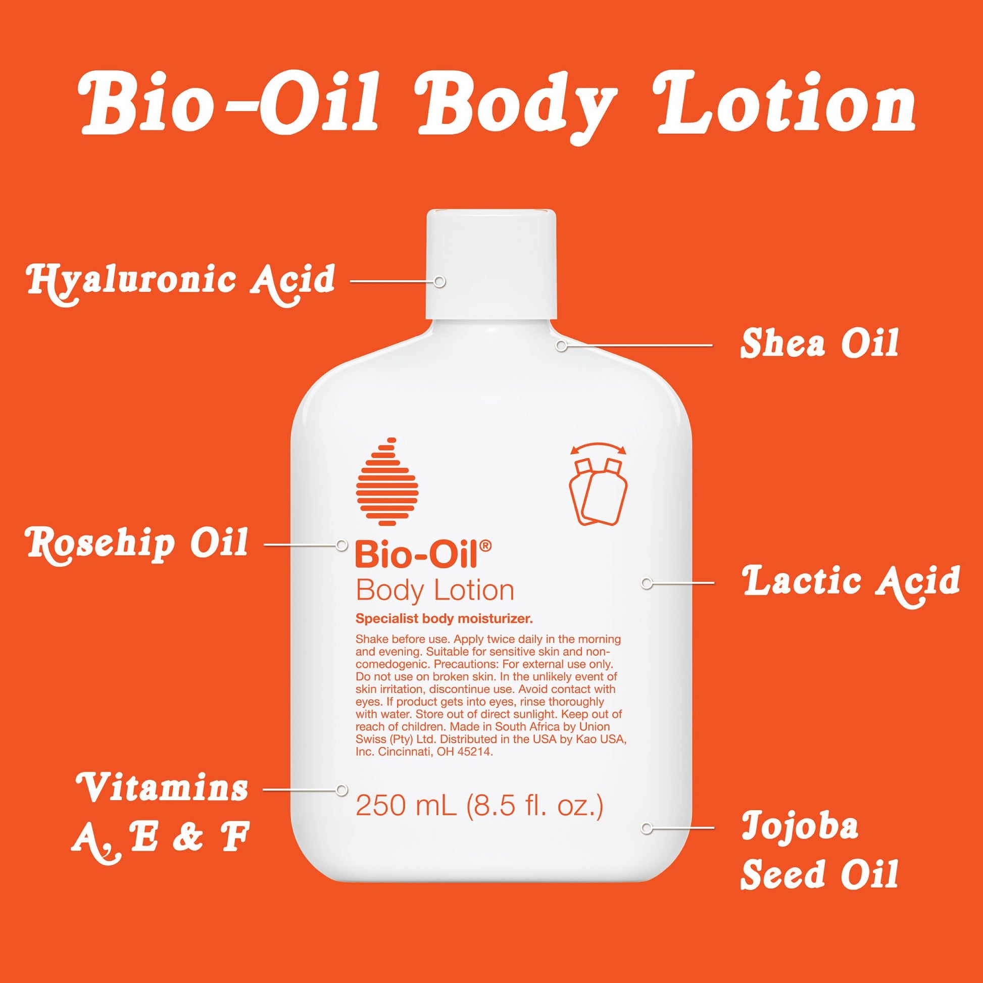 Bio-Oil Moisturizing Body Lotion for Dry Skin, Ultra-Lightweight High-Oil Hydration, with Jojoba Oil, Rosehip Oil - PrimeBioHealth - canada supplements