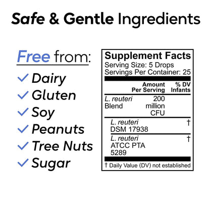 BioGaia Nurture & Grow for Toddlers | Ages 1+ | Liquid Probiotic | Allergen-Free | Triple-Benefit Probiotic for Kids | Digestive Health - PrimeBioHealth - canada supplements