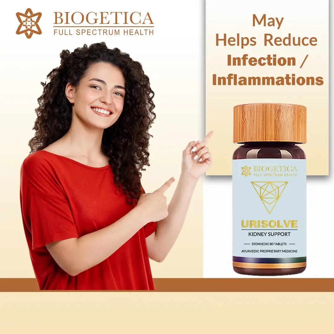 Biogetica Urisolve Kidney Care Herbal Supplement with Asparagus Racemosus & Terminalia Chebula for Optimal Urinary System Support - Non-GMO - 100% Vegan Ayurveda Supplement - 80 Tablets - PrimeBioHealth - canada supplements