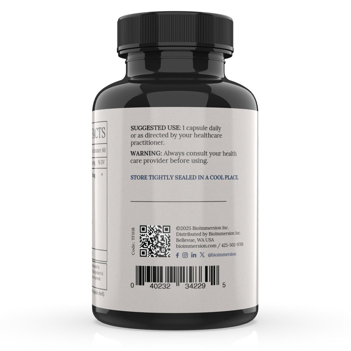 BioImmersion Supernatant Synbiotic - Prebiotic Probiotic Postbiotic - Eases Digestive Discomfort, Gut Imbalance & Yeast Overgrowth - Immune & Microbiome Support - PrimeBioHealth - canada supplements