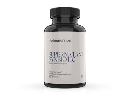 BioImmersion Supernatant Synbiotic - Prebiotic Probiotic Postbiotic - Eases Digestive Discomfort, Gut Imbalance & Yeast Overgrowth - Immune & Microbiome Support - PrimeBioHealth - canada supplements