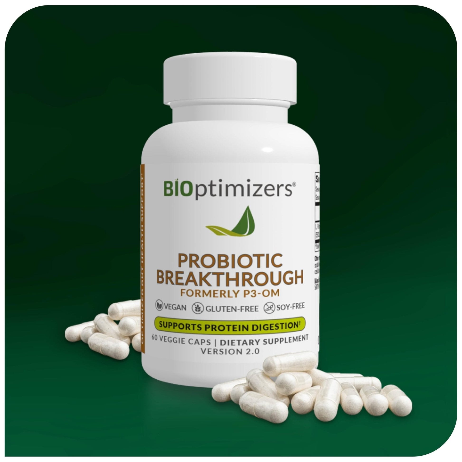 BIOptimizers Probiotic Breakthrough – Lactobacillus Plantarum OM Probiotics & Prebiotics Health Supplement for Gut, Digestive & Immune Support Probiotics - PrimeBioHealth - canada supplements