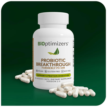 BIOptimizers Probiotic Breakthrough – Lactobacillus Plantarum OM Probiotics & Prebiotics Health Supplement for Gut, Digestive & Immune Support Probiotics - PrimeBioHealth - canada supplements