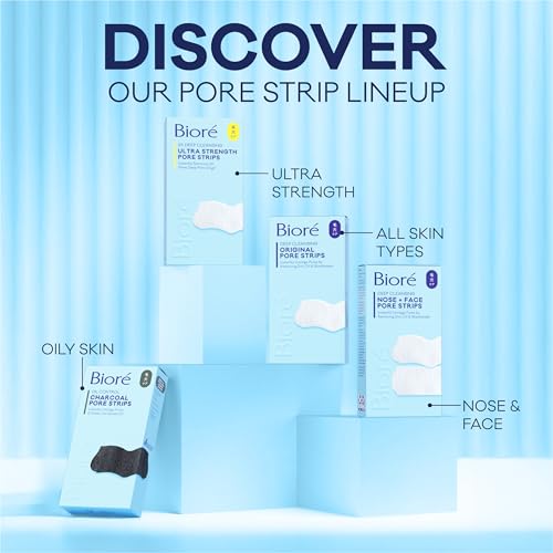 Biore Charcoal, Deep Cleansing Pore Strips, Nose Strips for Blackhead Removal on Oily Skin - PrimeBioHealth - canada supplements