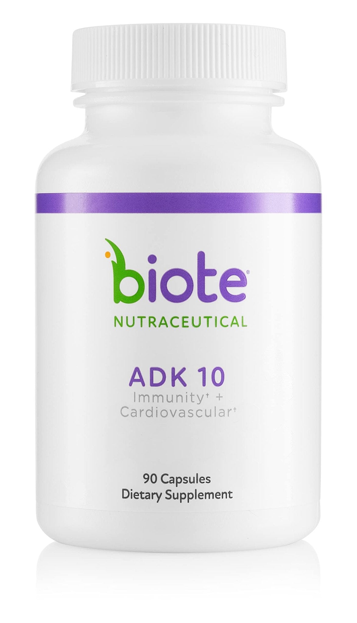 Biote Nutraceuticals - ADK 10 - Immunity + Cardiovascular (90 Capsules) - PrimeBioHealth - canada supplements