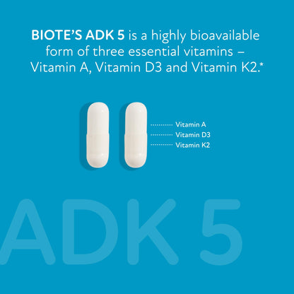 Biote Nutraceuticals - ADK 5 - Immunity + Cardiovascular (90 Capsules) - PrimeBioHealth - canada supplements