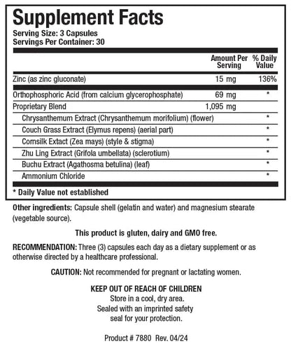 Biotics Research UT Complex™– Chrysanthemum, Couch Grass, Cornsilk, Zhu Ling and Buchu Extract, Urinary Tract Support, Kidney Function, Renal Health. 90 Capsules. - PrimeBioHealth - canada supplements