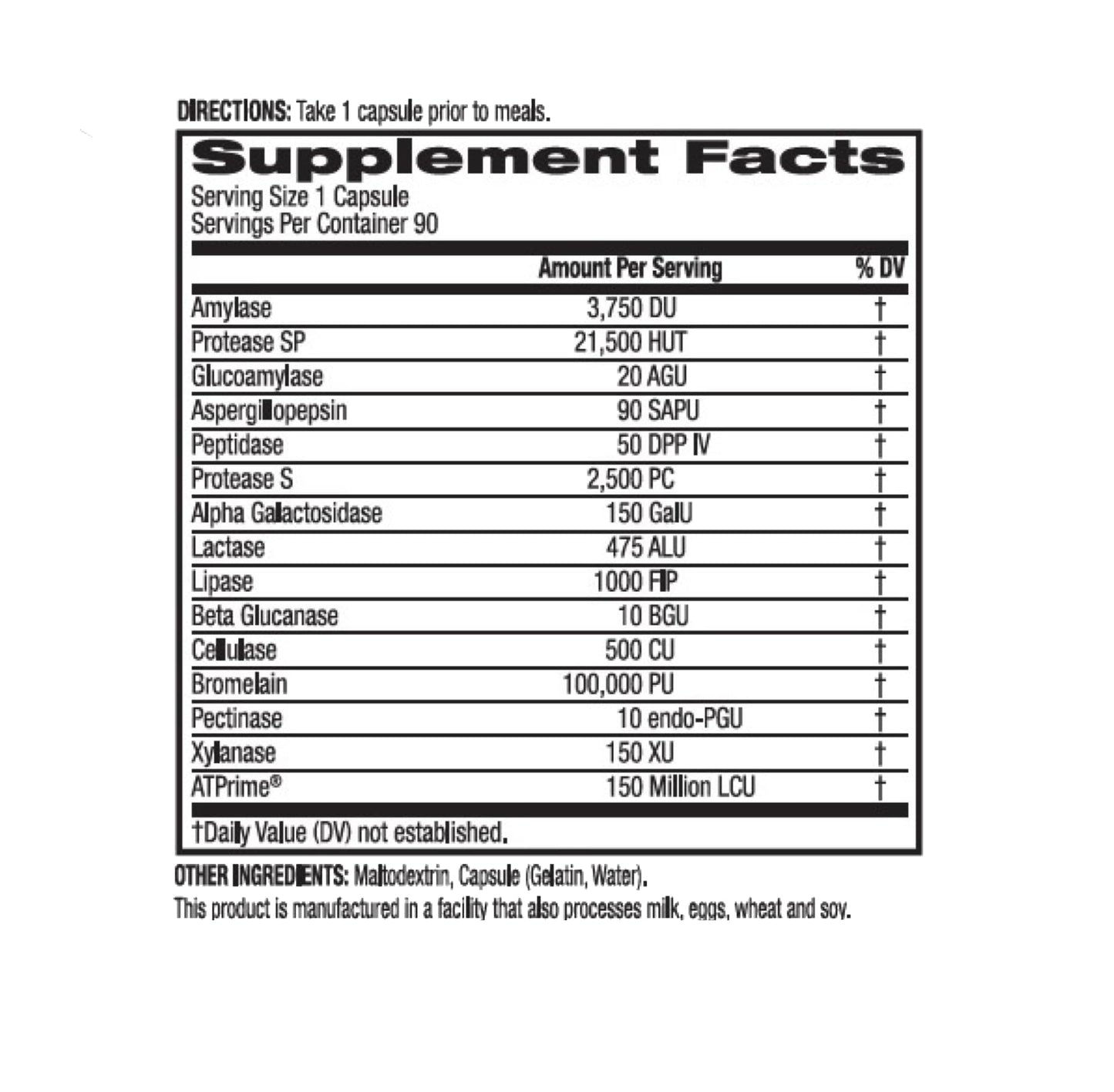 BioTrust AbsorbMax Broad Spectrum Digestive Enzyme Blend, Gluten Free, Non GMO, Digestive Support for Nutrient Digestion, Absorption and Periodic - PrimeBioHealth - canada supplements