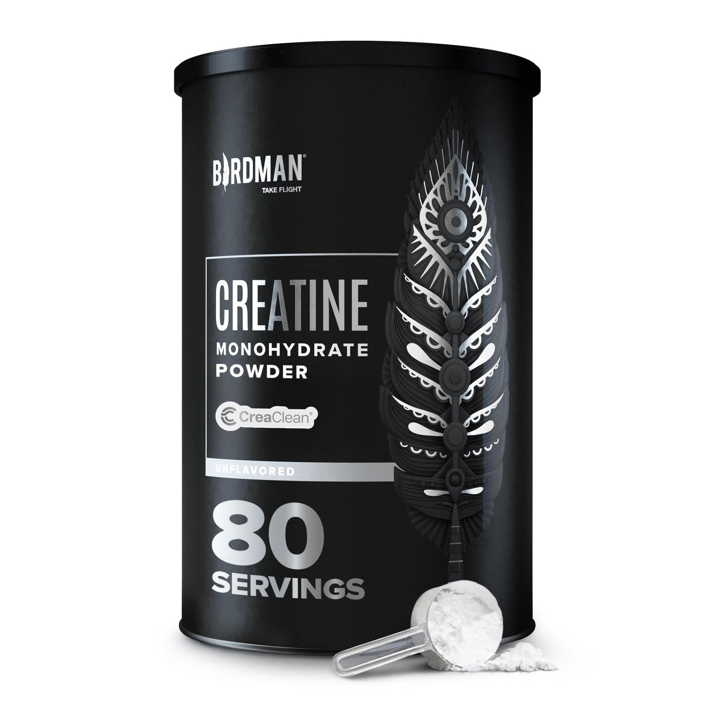 BIRDMAN Micronized Creatine Monohydrate Powder, Muscle Recovery, Caffeine Free, Creatine Pre Workout, Vegan, Post Workout, Gluten Free, Sugar Free - PrimeBioHealth - canada supplements