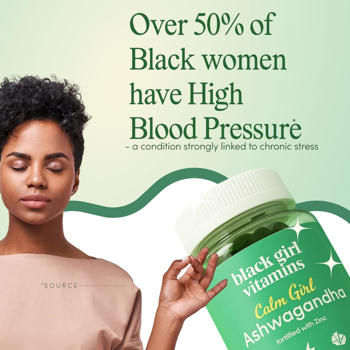 Black Girl Vitamins Calm Girl Ashwagandha + Zinc Gummies Stress Support, Promotes Relaxation & Mental Clarity, Supports Sleep & Immune Health - PrimeBioHealth - canada supplements