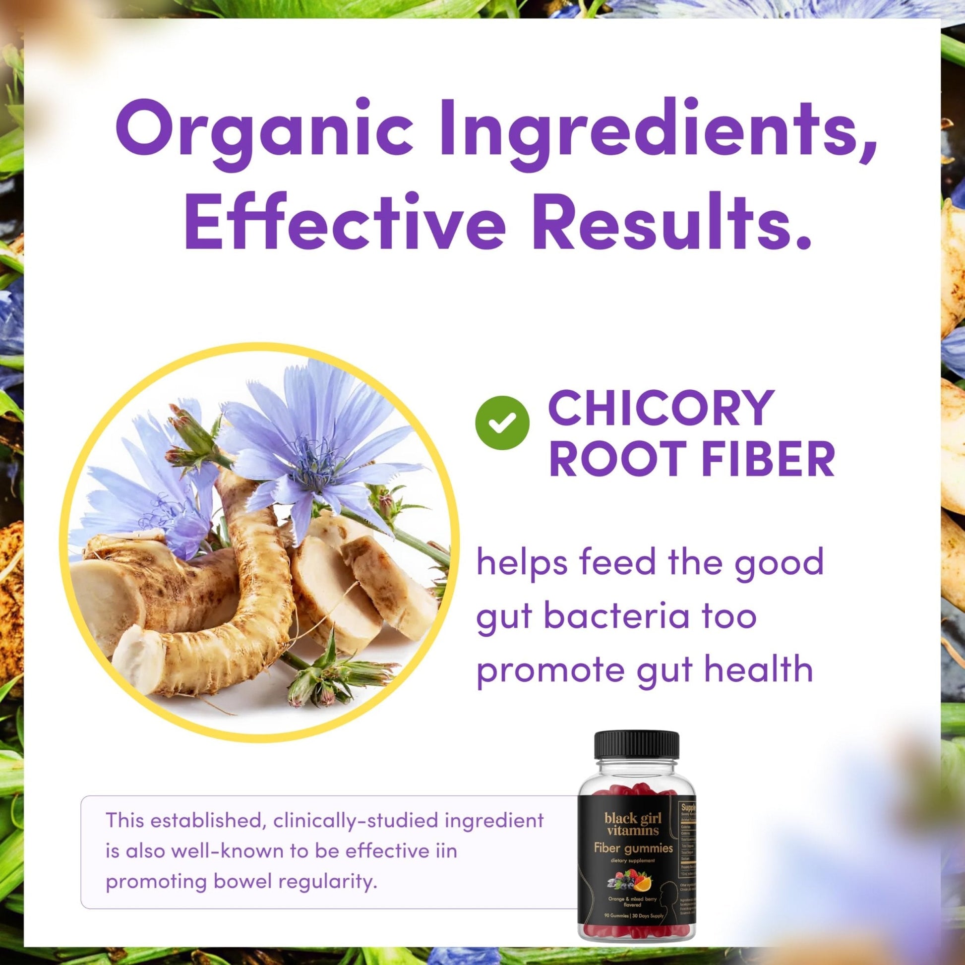 Black Girl Vitamins - Fiber Gummies - Prebiotic for Gut Health & Bloat Relief - Supports Digestion, Regularity & Microbiome Balance - Vegan, Gluten-Free, Halal - PrimeBioHealth - canada supplements
