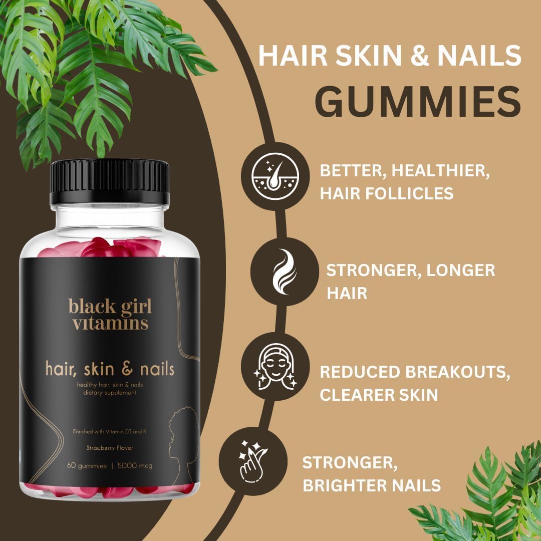 Black Girl Vitamins Look Good Feel Good Bundle – Hair Skin & Nails, Vitamin D3 2000IU & Once a Day Multivitamin - Women's Supplement Bundle - PrimeBioHealth - canada supplements