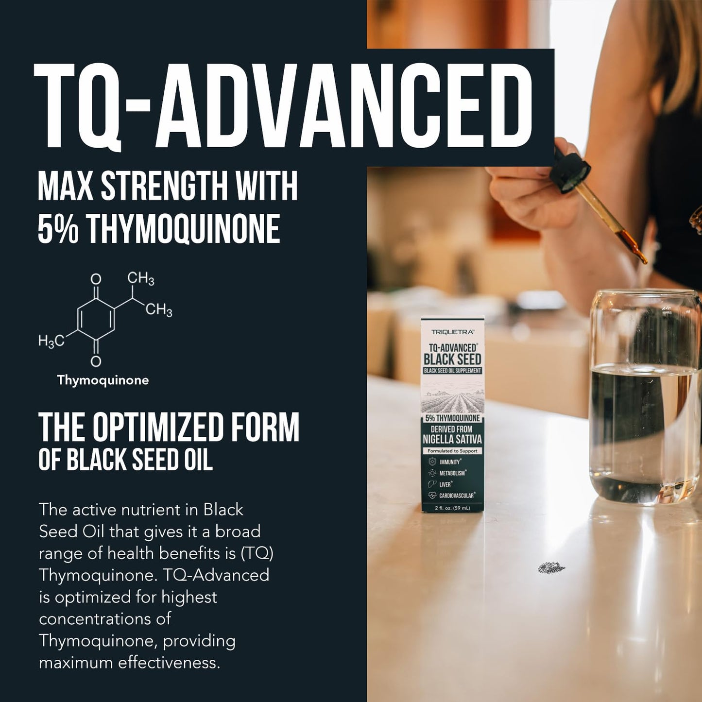 Black Seed Oil Softgels | 5% Thymoquinone - TQ-Advanced® | High Potency - 500 mg per Capsule - 15:1 Concentrate from Nigella Sativa Extract, Raw Form, Vegan Formula, Glass Bottle (60 Softgels) - PrimeBioHealth - canada supplements