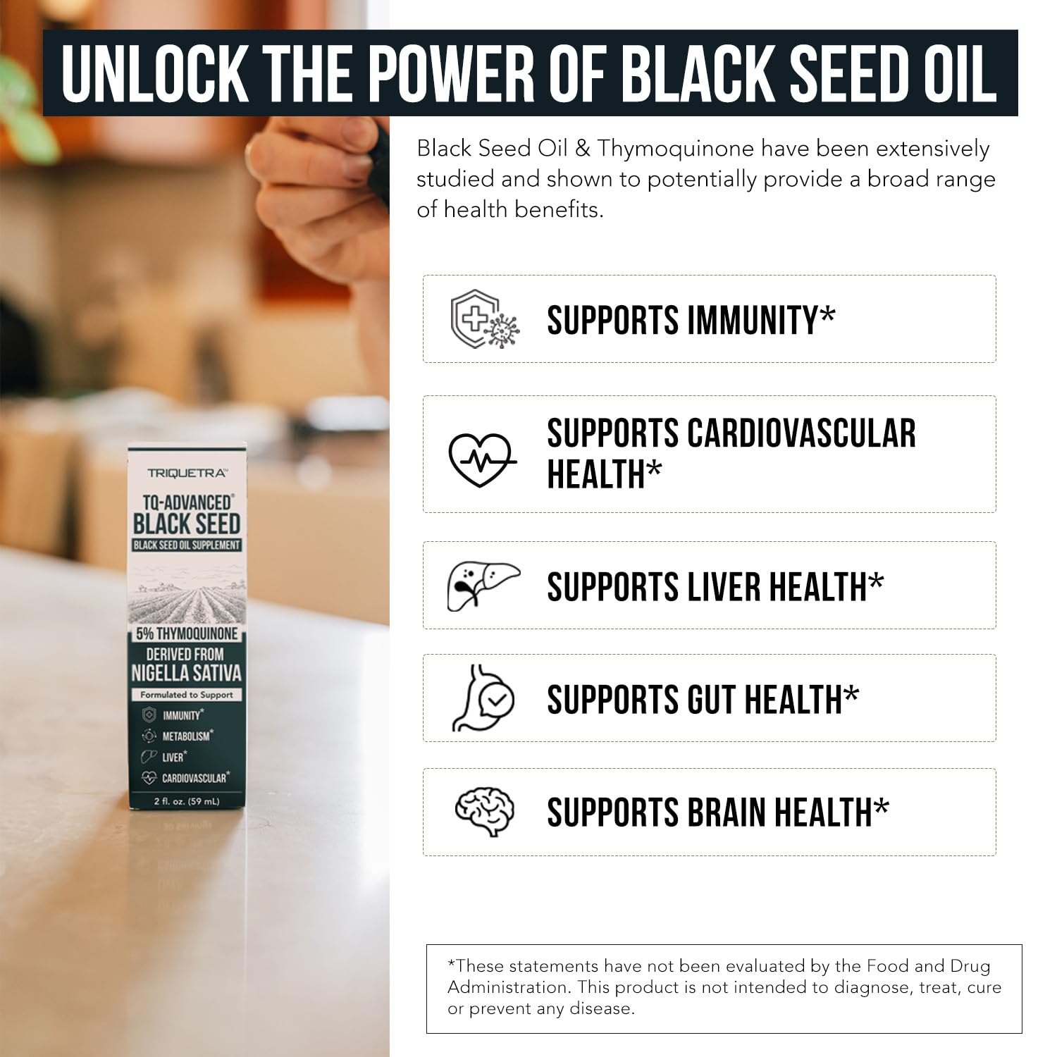 Black Seed Oil Softgels | 5% Thymoquinone - TQ-Advanced® | High Potency - 500 mg per Capsule - 15:1 Concentrate from Nigella Sativa Extract, Raw Form, Vegan Formula, Glass Bottle (60 Softgels) - PrimeBioHealth - canada supplements