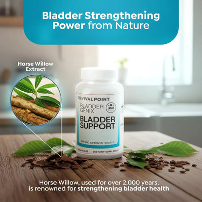 Bladdergenix Bladder Control Supplement for Women and Men – Natural Urinary Urgency & Frequency Support – Crataeva Nurvala & Lindera Aggregata Herbal Blend for Bladder Health – 56 Capsules - PrimeBioHealth - canada supplements