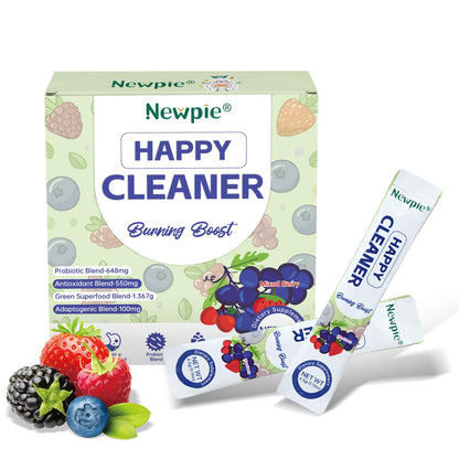 Blltzzz Newpie Superfoods Happy Cleaner Probiotic Powder,Watermelon Flavor Prebiotic & Probiotic Powder,Organic Fiber,Sugar Free,Gut Health,Natural Antioxidant - PrimeBioHealth - canada supplements