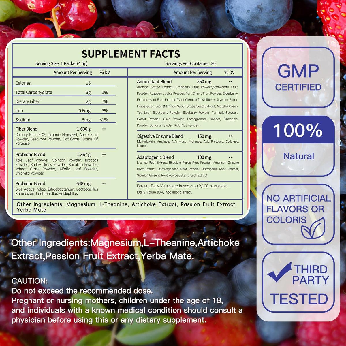 Blltzzz Newpie Superfoods Happy Cleaner Probiotic Powder,Watermelon Flavor Prebiotic & Probiotic Powder,Organic Fiber,Sugar Free,Gut Health,Natural Antioxidant - PrimeBioHealth - canada supplements