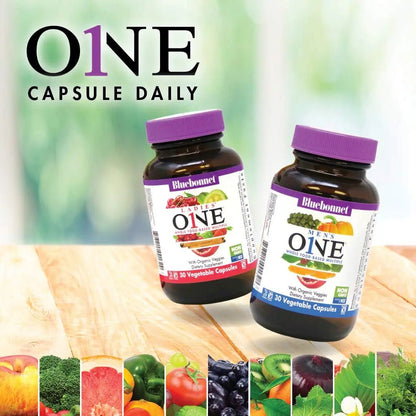 Bluebonnet Nutrition One for Men Whole Food-Based Multiple, Daily Nutrition*, Non-GMO, Vegetarian Friendly, Kosher - PrimeBioHealth - canada supplements