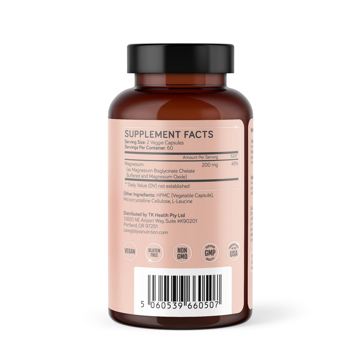 BLYSS Nutrition Magnesium Bisglycinate Capsules for Women - 200mg Chelated Glycinate Magnesium Supplement - Natural Supplements to Support Sleep, - PrimeBioHealth - canada supplements