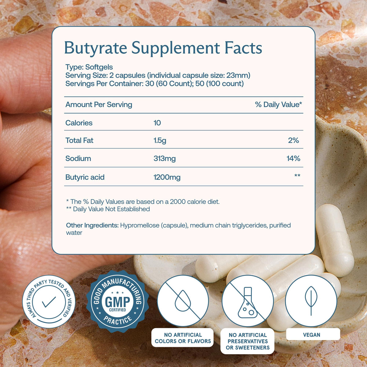 BodyBio Butyrate - Postbiotic for Gut Health, Digestive Support, Bloat, Gas & Constipation Relief, Leaky Gut Repair - Sodium - PrimeBioHealth - canada supplements