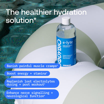BodyBio e-lyte - Liquid Electrolyte Concentrate for Clean Hydration, Energy & Cramp Relief - No Sugar, No Artificial Flavors, No Fillers, Keto Friendly - PrimeBioHealth - canada supplements