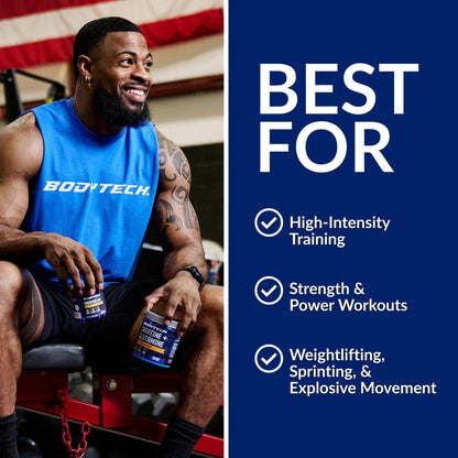 BodyTech 100% Pure Creatine Monohydrate Powder - Micronized for Maximum Absorption - Supports Muscle Strength & Power Output - PrimeBioHealth - canada supplements