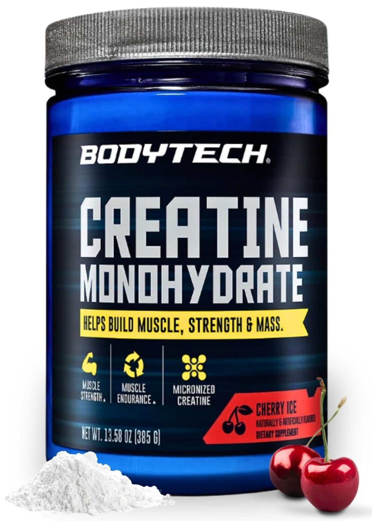 BodyTech 100% Pure Creatine Monohydrate Powder - Micronized for Maximum Absorption - Supports Muscle Strength & Power Output - PrimeBioHealth - canada supplements