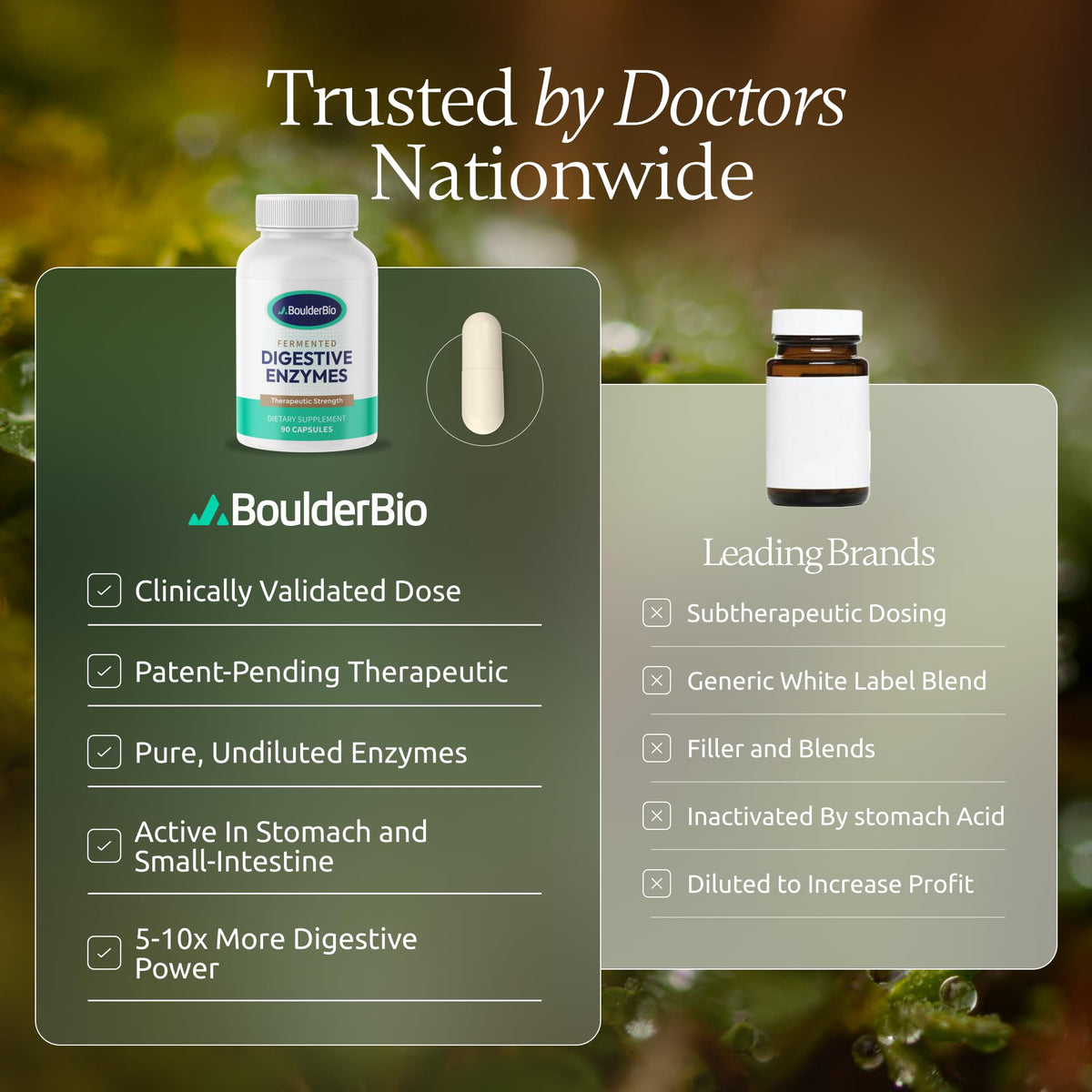 Boulder Bio Digestive Enzymes | 40,000 USP Lipase - Prescription Strength Pancreatic Enzyme Replacement Formula for Fat Digestion, Gut Health & Nutrient Absorption - PrimeBioHealth - canada supplements