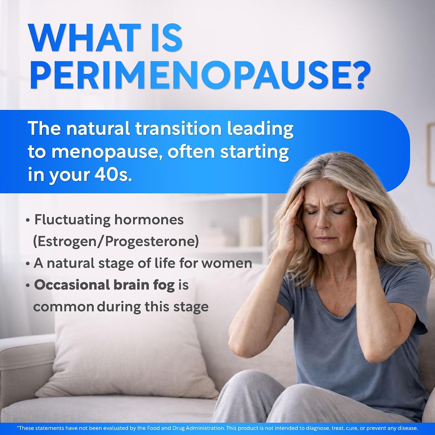 Brain Fog Supplement for Women – Memory & Focus Support for Perimenopause and Menopause – Cognitive Support with Phosphatidylserine, CognatiQ & L-Theanine – Brain Health Capsules – 60 Count - PrimeBioHealth - canada supplements