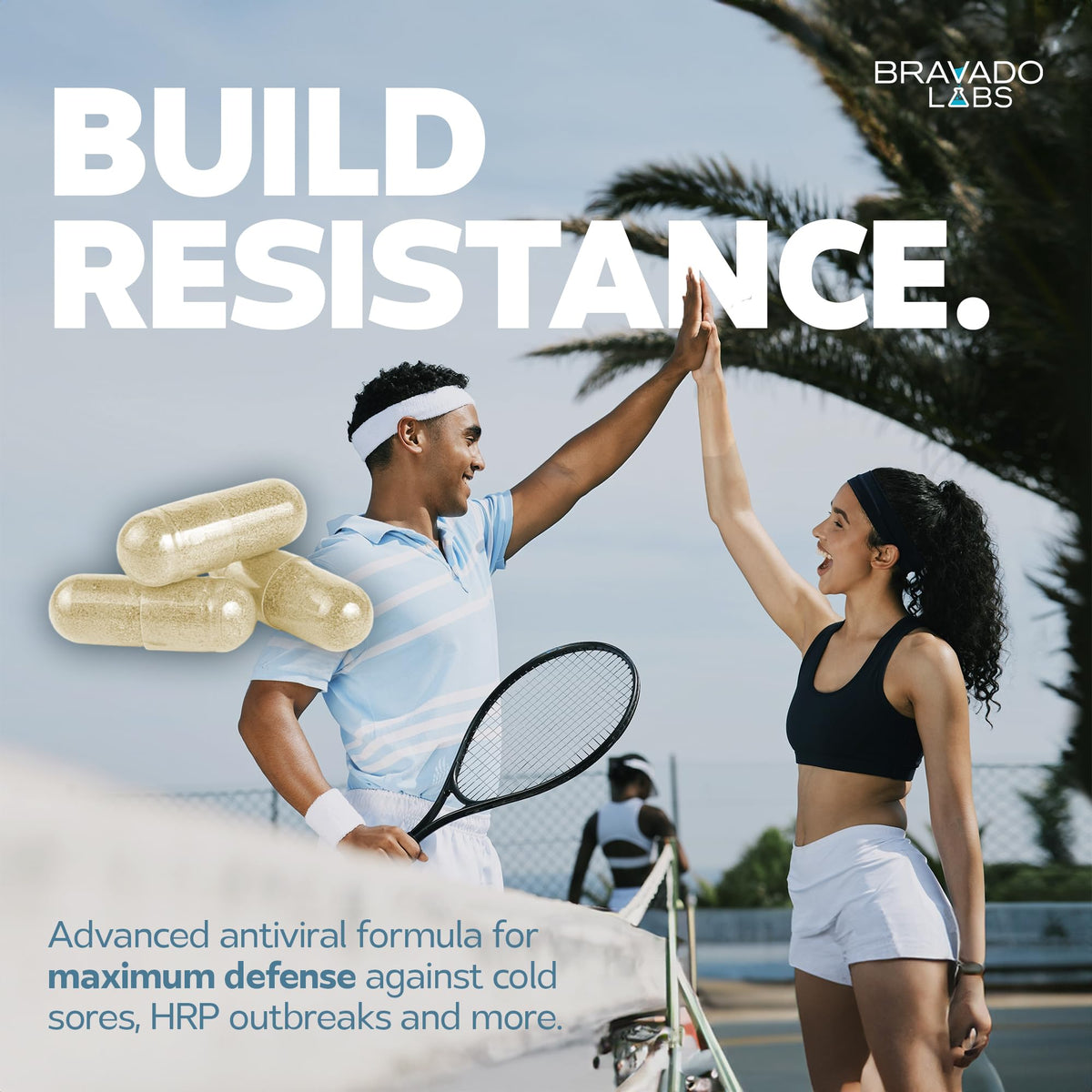 Bravado Labs L-Lysine 250mg Capsules – Immune & Cold Sore Support – Vegan, Non-GMO, Allergen-Free, 3rd-Party Tested - PrimeBioHealth - canada supplements
