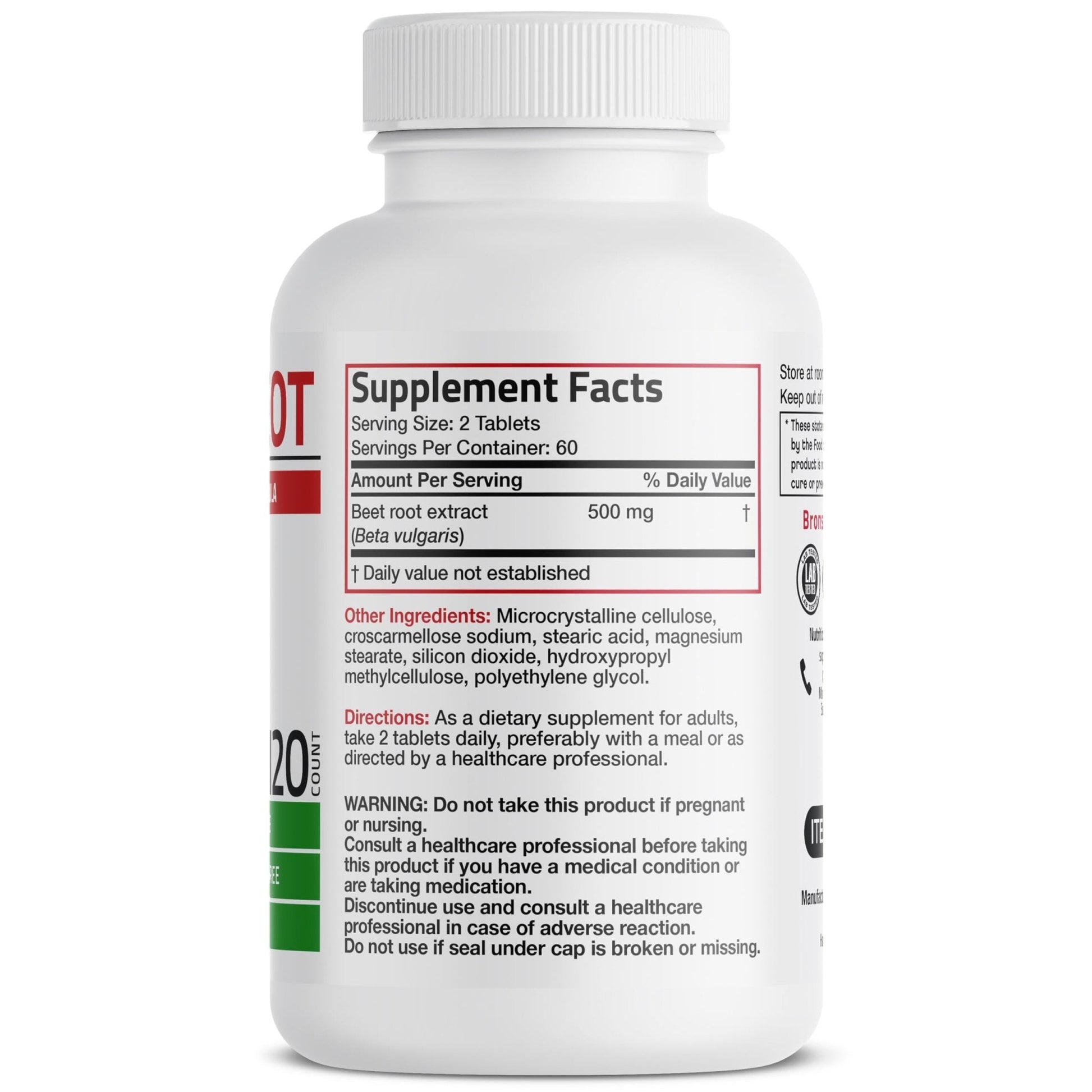 Bronson Beet Root Extra Strength, Non-GMO, 250 Vegetarian Tablets - PrimeBioHealth - canada supplements