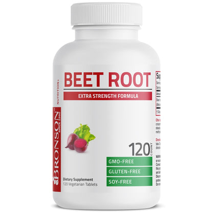 Bronson Beet Root Extra Strength, Non-GMO, 250 Vegetarian Tablets - PrimeBioHealth - canada supplements