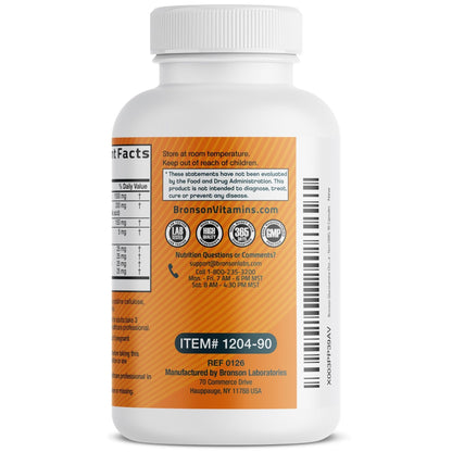 Bronson Glucosamine Chondroitin Turmeric & MSM Advanced Joint & Cartilage Formula, Supports Healthy Joints, Mobility & Cartilage - Non-GMO, 60 Capsules - PrimeBioHealth - canada supplements