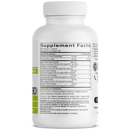 Bronson Liver Detox Advanced Detox & Cleansing Formula Supports Health Liver Function with Milk Thistle, Dandelion Extract, Turmeric, Artichoke Leaf & More, Non-GMO, 60 Vegetarian Capsules - PrimeBioHealth - canada supplements