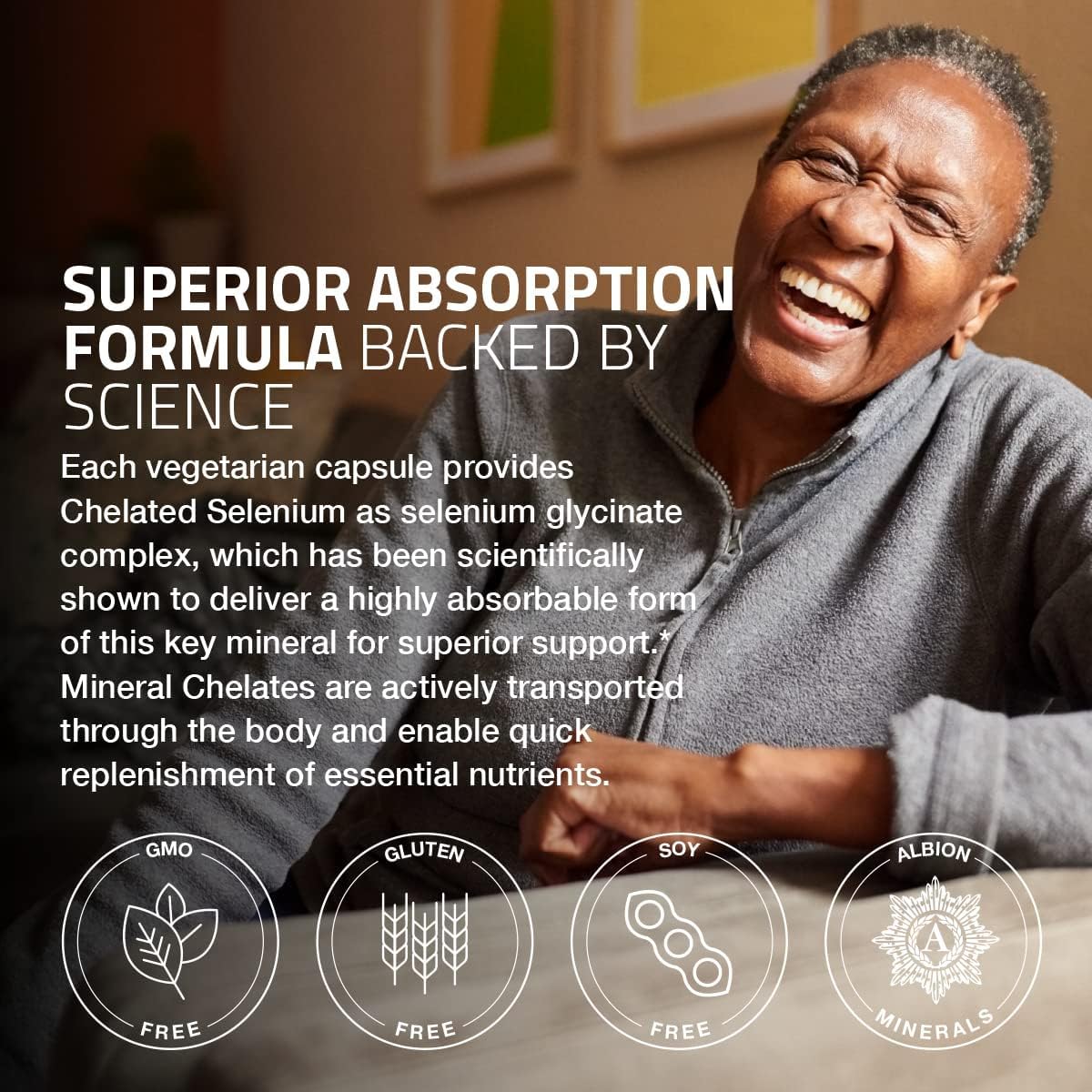 Bronson Selenium 200 mcg – Yeast Free Chelated Amino Acid Complex - Essential Trace Mineral with Superior Absorption, 250 Vegetarian Capsules - PrimeBioHealth - canada supplements