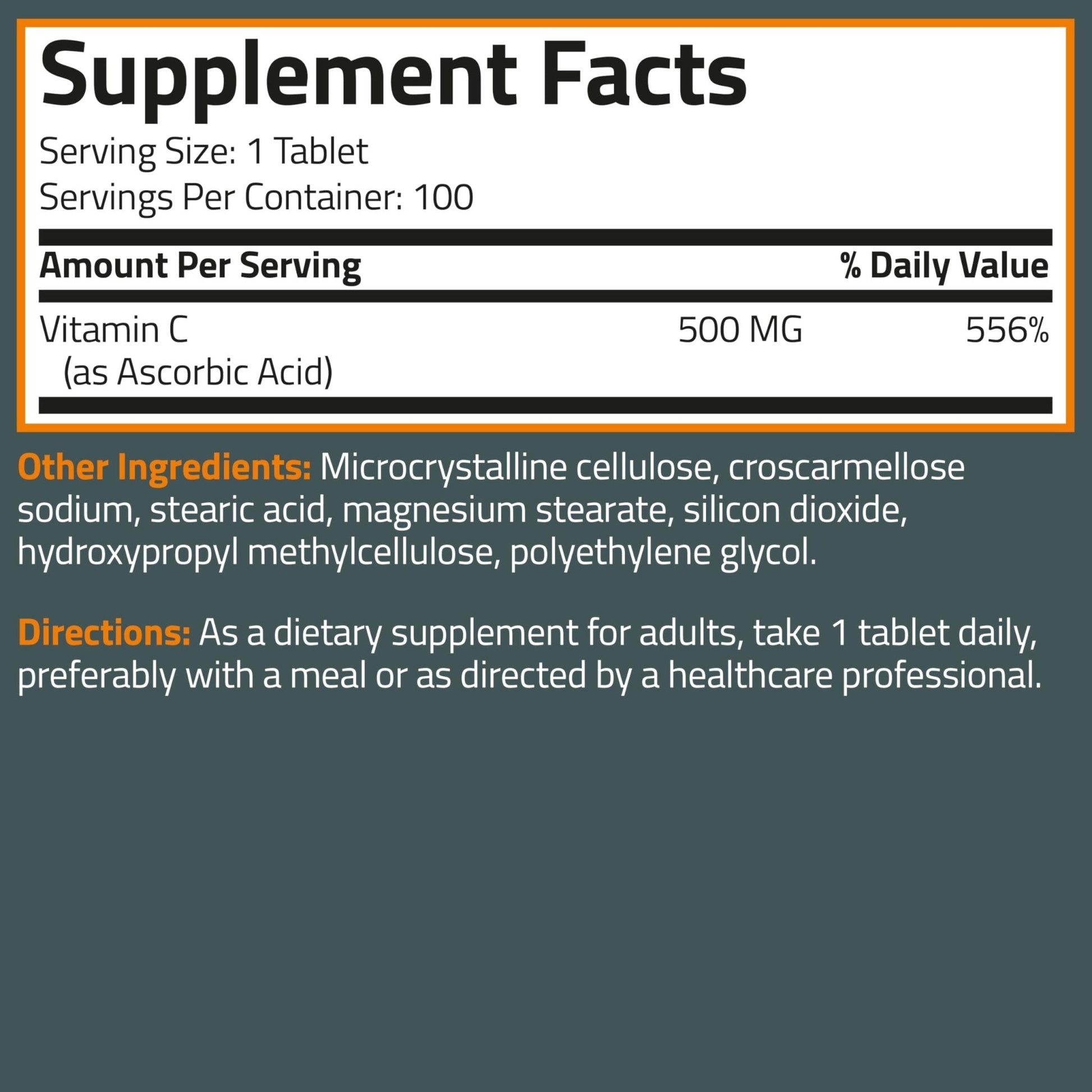 Bronson Vitamin C 500 MG Supports a Healthy Immune System & Antioxidant Protection, Non-GMO, 250 Vegetarian Tablets - PrimeBioHealth - canada supplements